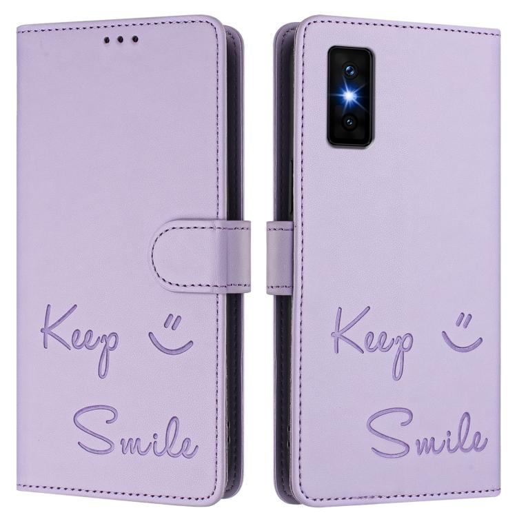 For Infinix GT 30 Pro Smile Embossing RFID Leather Phone Case