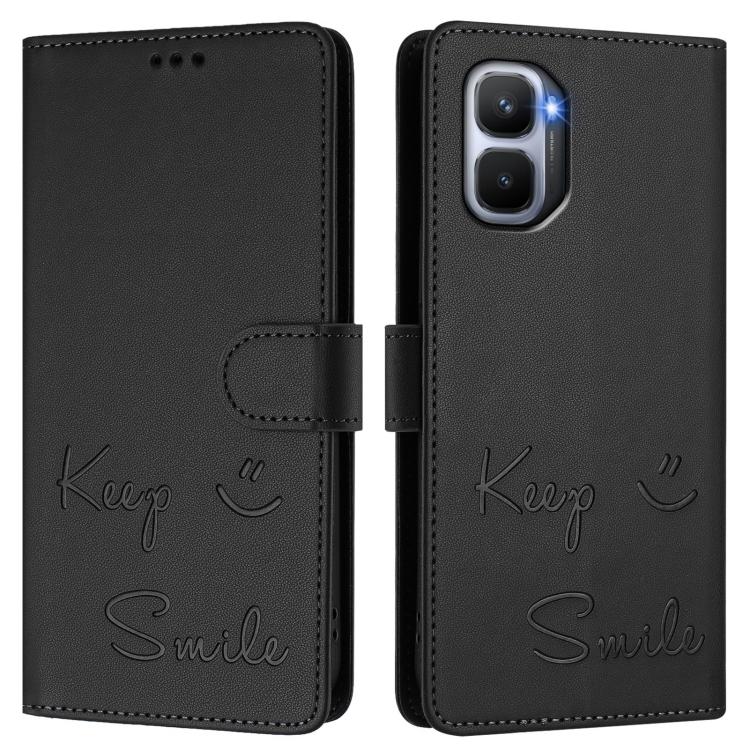 For Infinix GT 50 Pro 5G Smile Embossing RFID Leather Phone Case