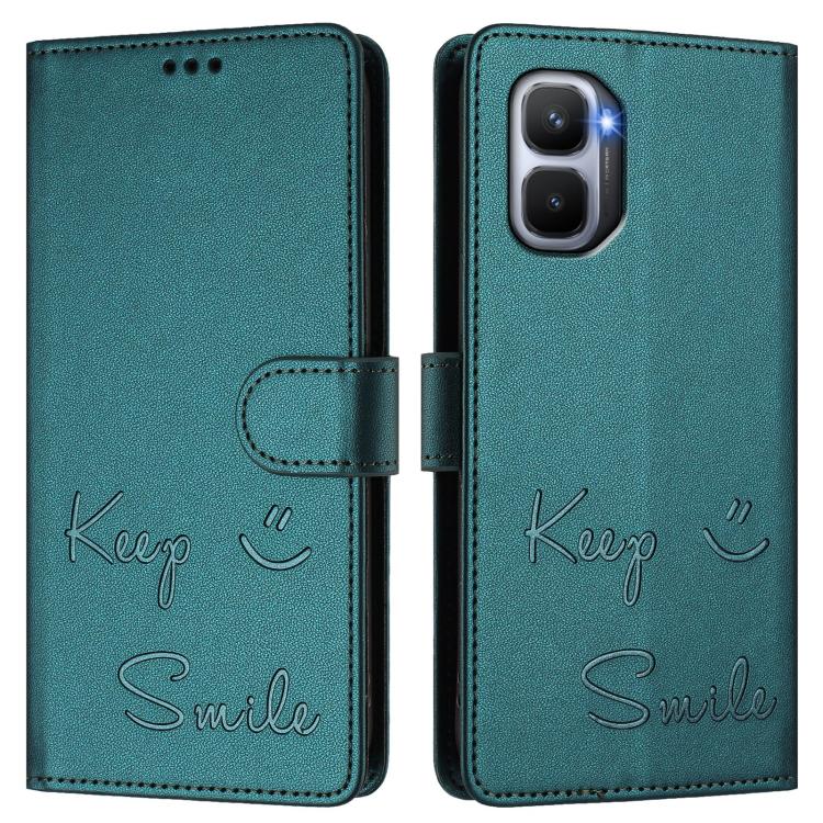 For Infinix GT 50 Pro 5G Smile Embossing RFID Leather Phone Case