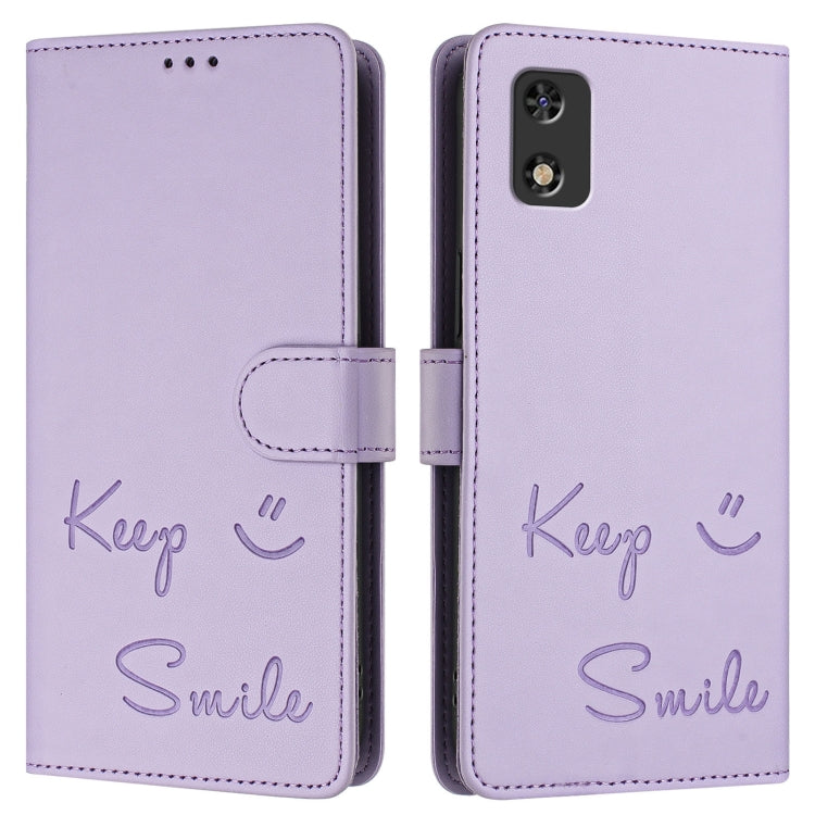 For itel A23 Pro / A17 Smile Embossing RFID Leather Phone Case