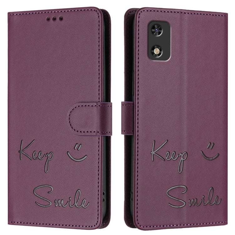 For itel A23 Pro / A17 Smile Embossing RFID Leather Phone Case