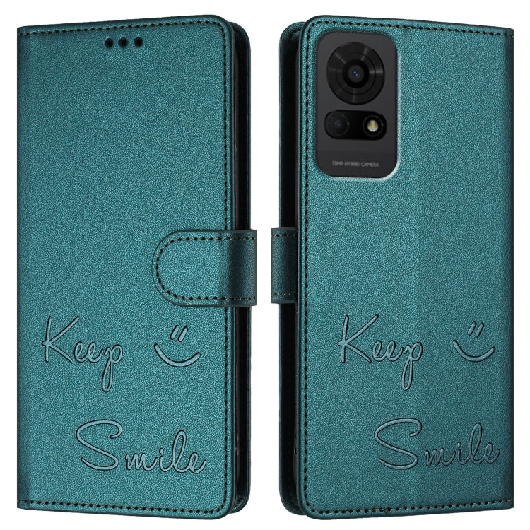 For TCL 50 LE 5G Smile Embossing RFID Leather Phone Case