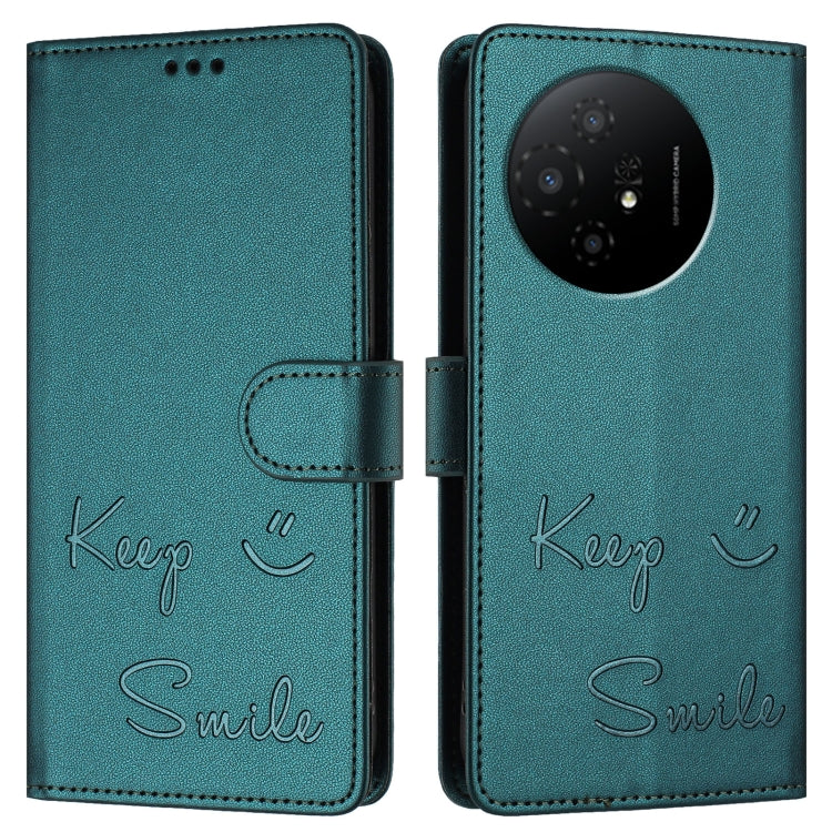 For TCL 50 XL 5G Smile Embossing RFID Leather Phone Case