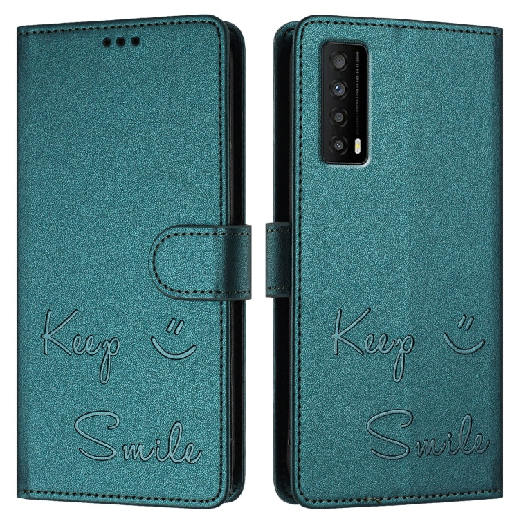For TCL Stylus 5G Smile Embossing RFID Leather Phone Case