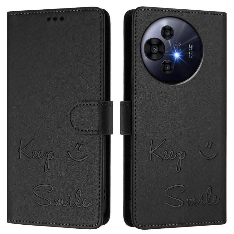 For TCL 50 Pro NxtPaper Smile Embossing RFID Leather Phone Case