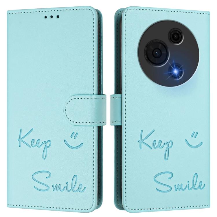 For TCL 60 NxtPaper Smile Embossing RFID Leather Phone Case