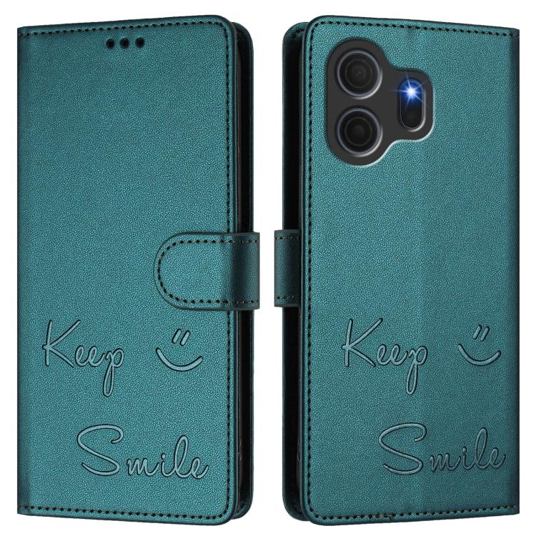 For TCL Nxtpaper 70 Pro 5G Smile Embossing RFID Leather Phone Case