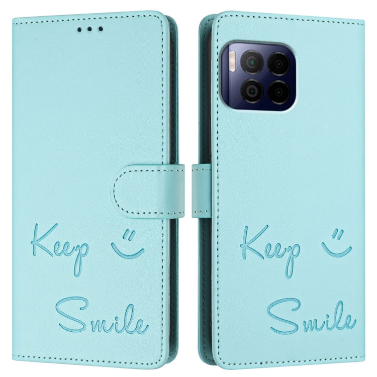 For T-Mobile REVVL 7 Pro 5G Smile Embossing RFID Leather Phone Case