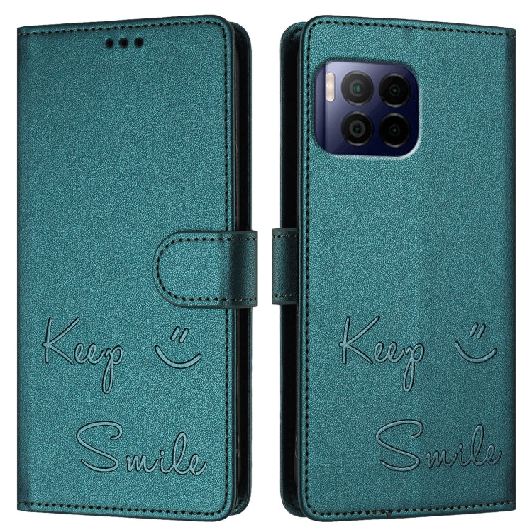 For T-Mobile REVVL 7 Pro 5G Smile Embossing RFID Leather Phone Case