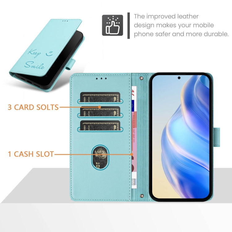 For OnePlus Nord 4 5G Smile Embossing RFID Leather Phone Case