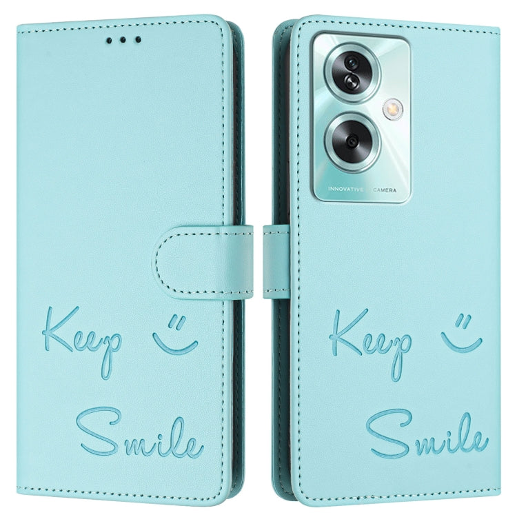 For OnePlus Nord N30 SE Smile Embossing RFID Leather Phone Case
