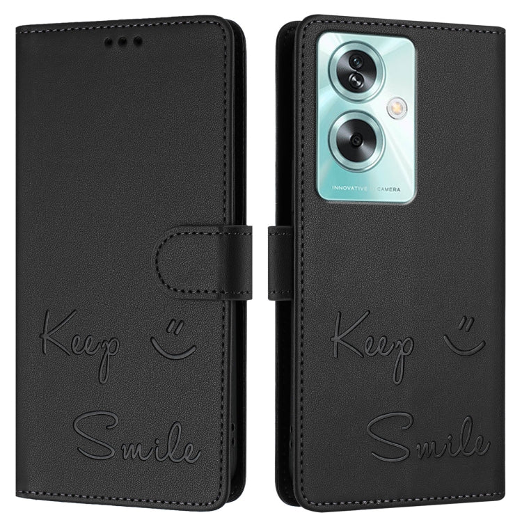 For OnePlus Nord N30 SE Smile Embossing RFID Leather Phone Case