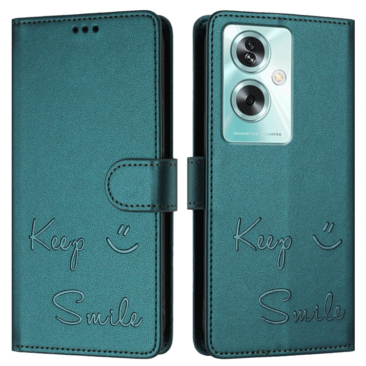 For OnePlus Nord N30 SE Smile Embossing RFID Leather Phone Case