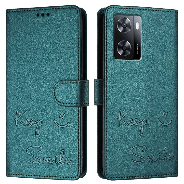 For OnePlus Nord N20 SE Smile Embossing RFID Leather Phone Case