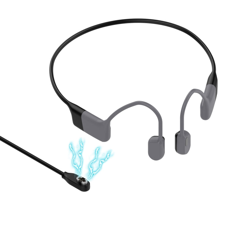 For Shokz OpenSwim Pro S710 / Pro 2 Earphone Magnetic Charging Cable with Data Function - Black