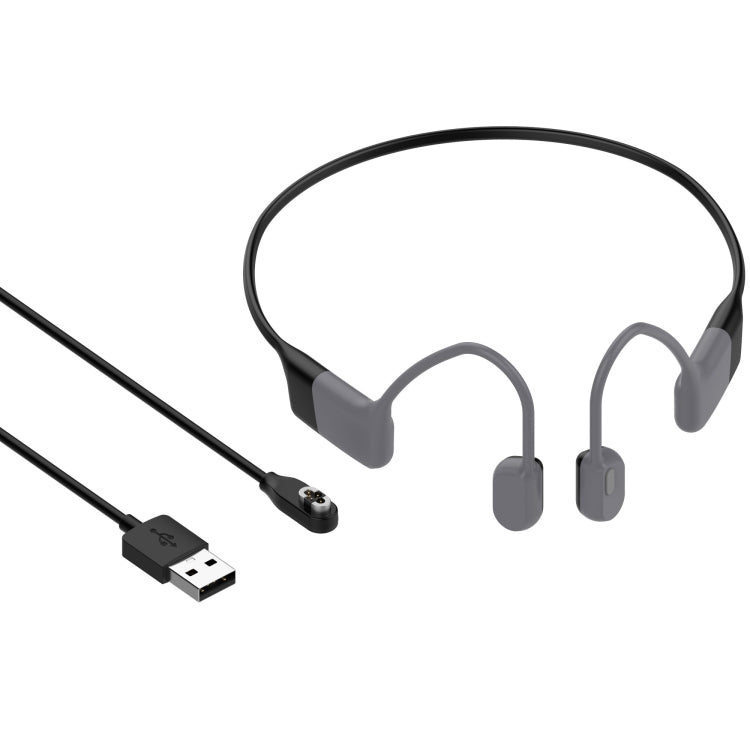 For Shokz OpenSwim Pro S710 / Pro 2 Earphone Magnetic Charging Cable with Data Function - Black
