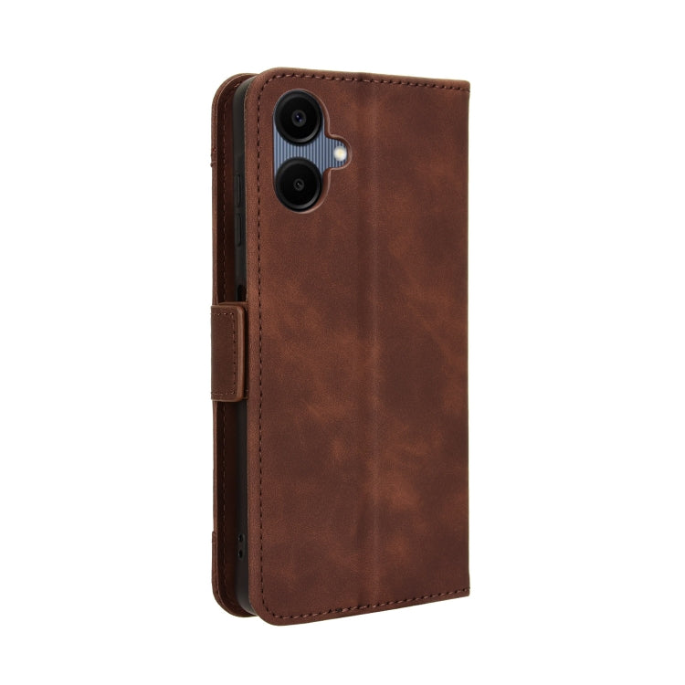 For Samsung Galaxy A06 Skin Feel Calf Texture Card Slots Leather Phone Case