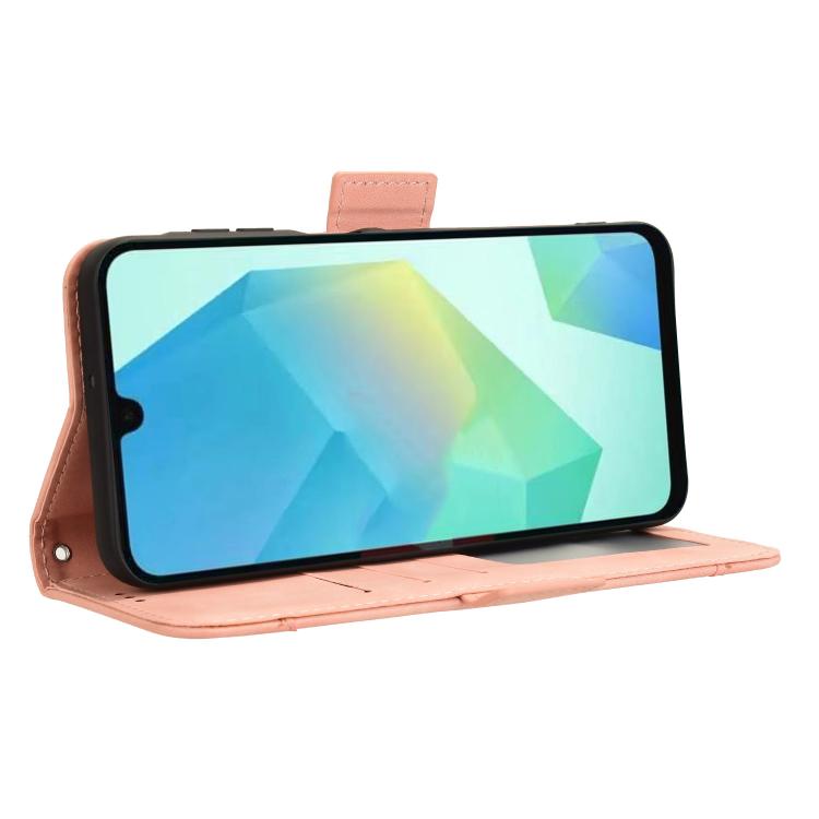 For Samsung Galaxy A16 5G Skin Feel Calf Texture Card Slots Leather Phone Case