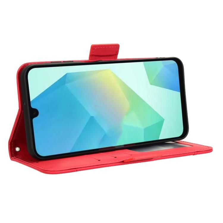 For Samsung Galaxy A16 5G Skin Feel Calf Texture Card Slots Leather Phone Case