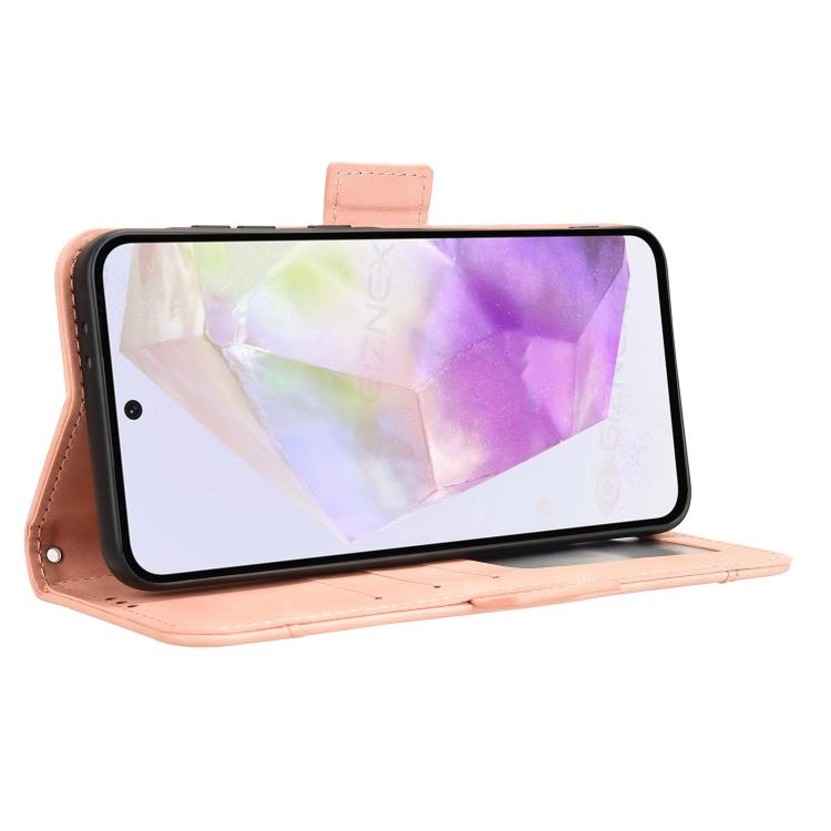 For Samsung Galaxy A36 5G Skin Feel Calf Texture Card Slots Leather Phone Case