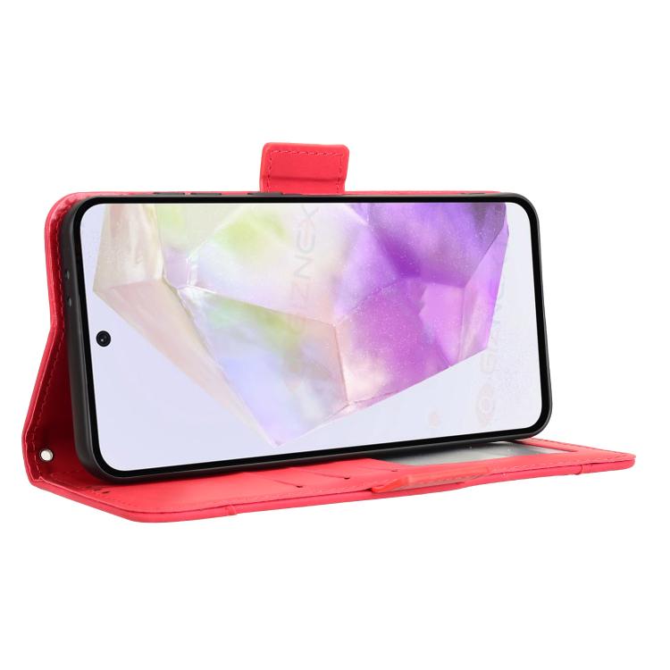 For Samsung Galaxy A36 5G Skin Feel Calf Texture Card Slots Leather Phone Case