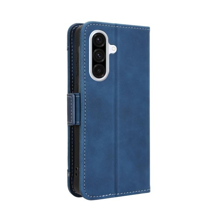 For Samsung Galaxy A56 5G Skin Feel Calf Texture Card Slots Leather Phone Case