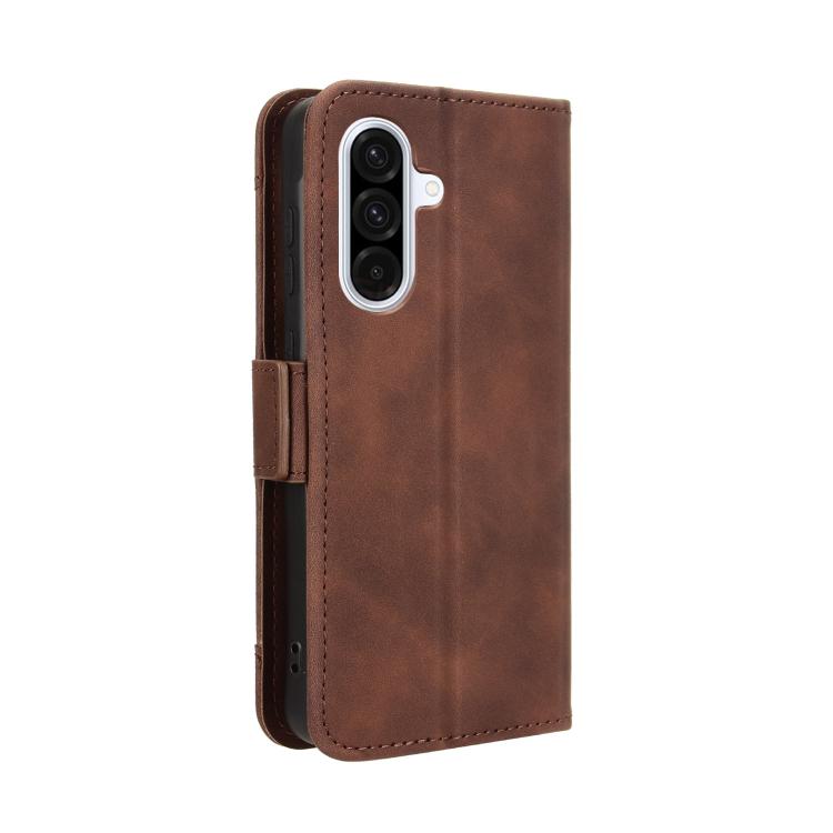 For Samsung Galaxy A56 5G Skin Feel Calf Texture Card Slots Leather Phone Case
