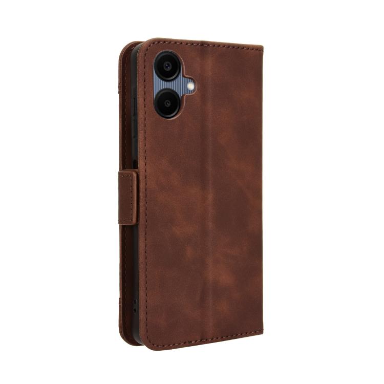 For Samsung Galaxy A06 5G Skin Feel Calf Texture Card Slots Leather Phone Case