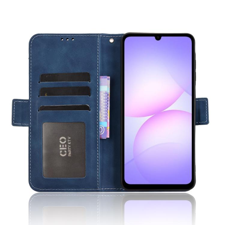 For Samsung Galaxy A07 4G Skin Feel Calf Texture Card Slots Leather Phone Case