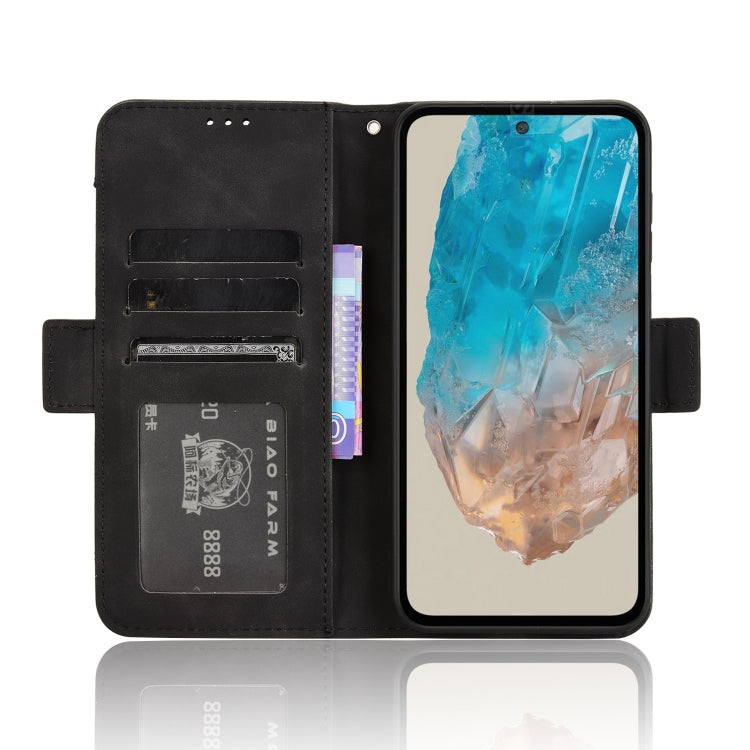 For Samsung Galaxy M35 5G Skin Feel Calf Texture Card Slots Leather Phone Case