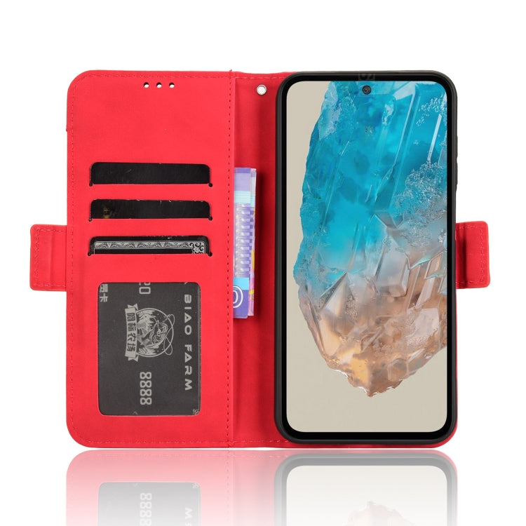 For Samsung Galaxy M35 5G Skin Feel Calf Texture Card Slots Leather Phone Case