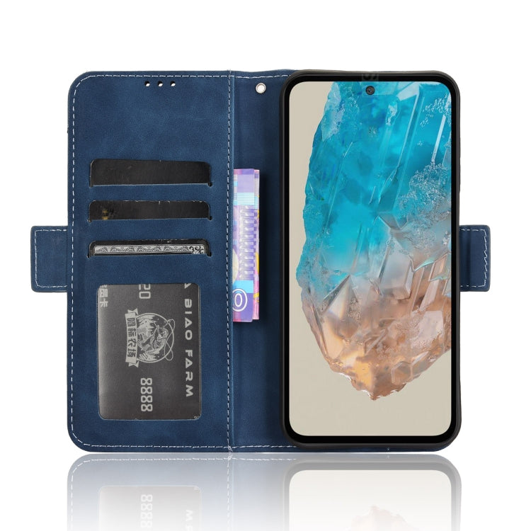 For Samsung Galaxy M35 5G Skin Feel Calf Texture Card Slots Leather Phone Case