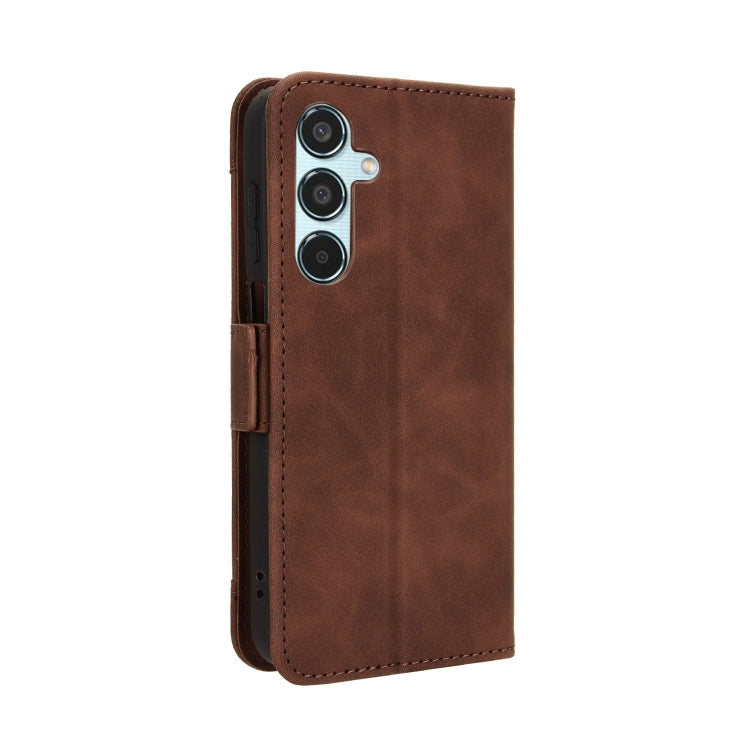 For Samsung Galaxy M35 5G Skin Feel Calf Texture Card Slots Leather Phone Case