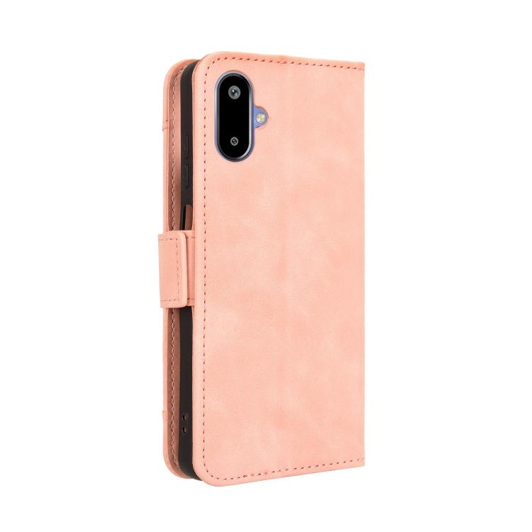 For Samsung Galaxy F06 5G / M06 5G Skin Feel Calf Texture Card Slots Leather Phone Case