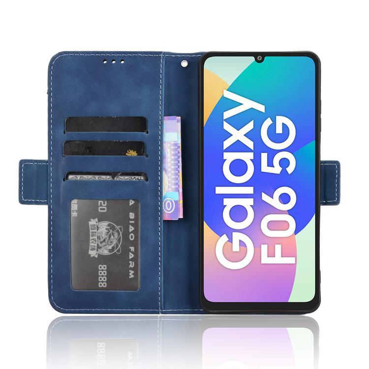 For Samsung Galaxy F06 5G / M06 5G Skin Feel Calf Texture Card Slots Leather Phone Case