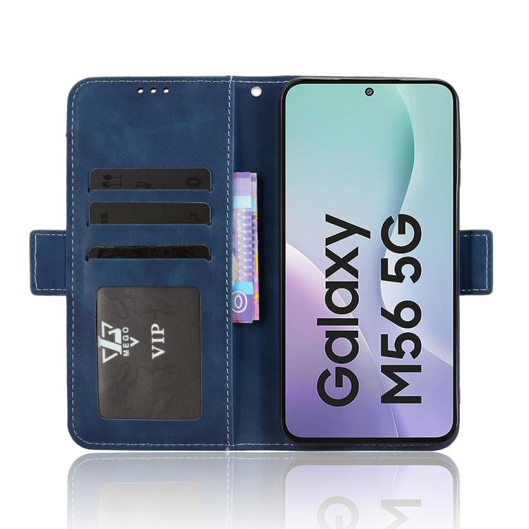 For Samsung Galaxy M56 5G Skin Feel Calf Texture Card Slots Leather Phone Case