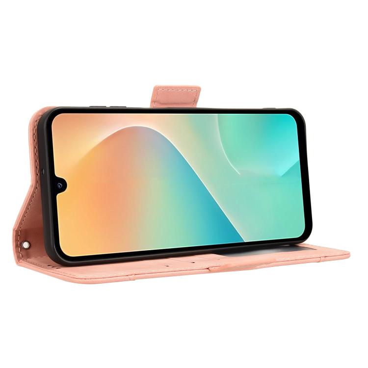For Samsung Galaxy M36 5G Skin Feel Calf Texture Card Slots Leather Phone Case