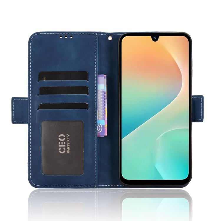 For Samsung Galaxy M36 5G Skin Feel Calf Texture Card Slots Leather Phone Case