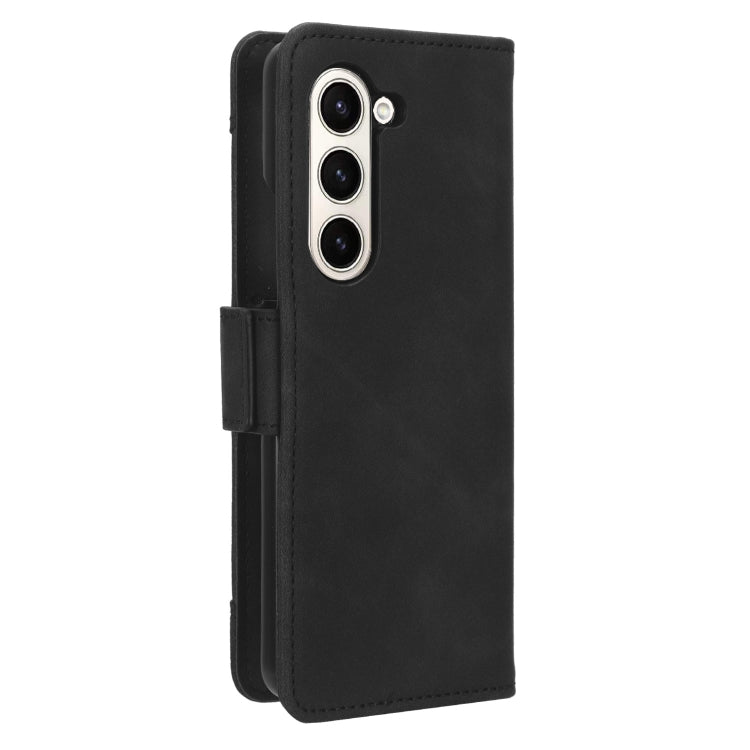 For Samsung Galaxy Z Fold6 Skin Feel Calf Texture Card Slots Leather Phone Case