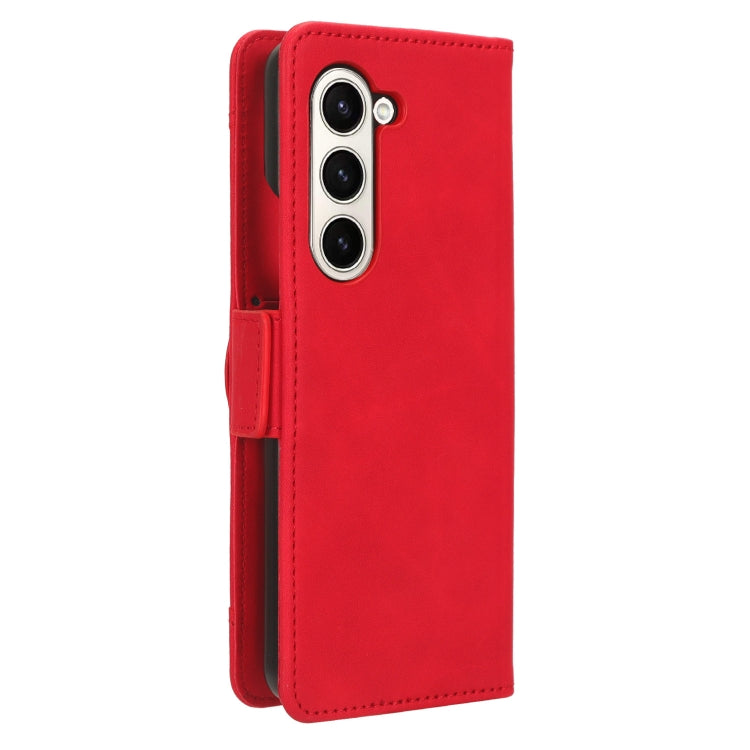 For Samsung Galaxy Z Fold6 Skin Feel Calf Texture Card Slots Leather Phone Case