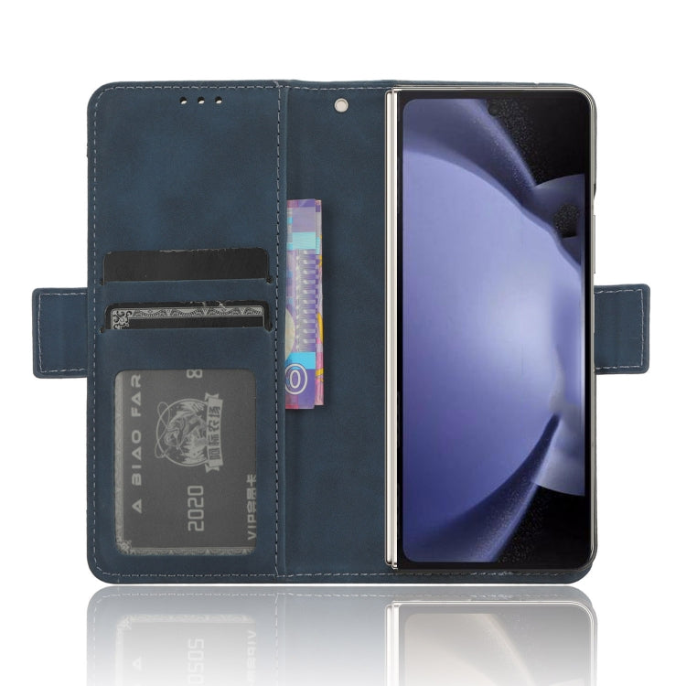 For Samsung Galaxy Z Fold6 Skin Feel Calf Texture Card Slots Leather Phone Case