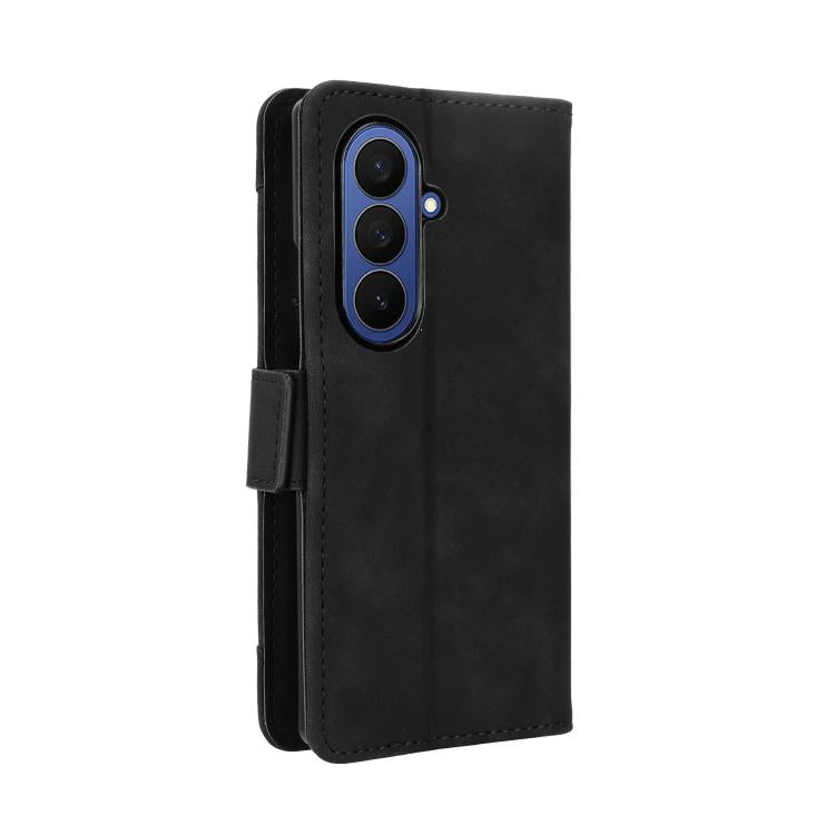 For Samsung Galaxy Z Fold7 Skin Feel Calf Texture Card Slots Leather Phone Case