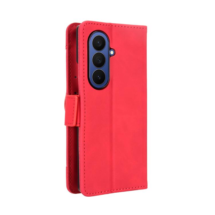 For Samsung Galaxy Z Fold7 Skin Feel Calf Texture Card Slots Leather Phone Case