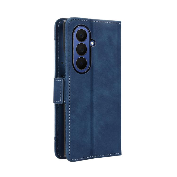 For Samsung Galaxy Z Fold7 Skin Feel Calf Texture Card Slots Leather Phone Case