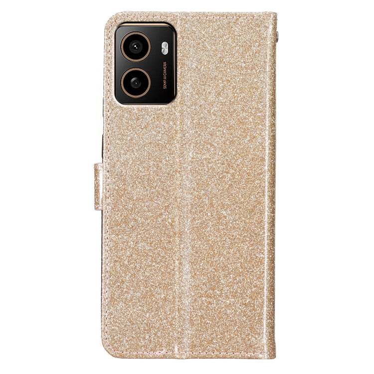 For HMD Pulse+ Glitter Powder Flip Leather Phone Case