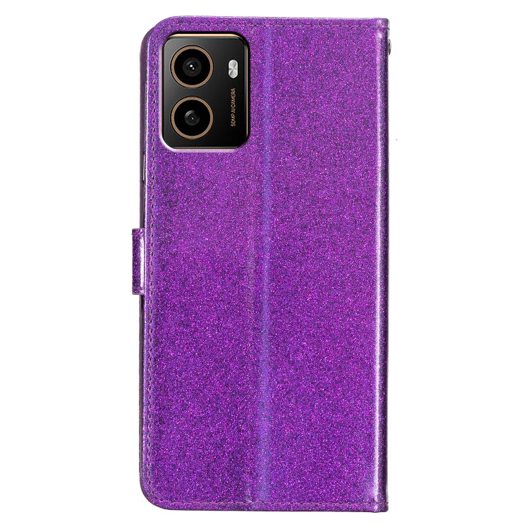 For HMD Pulse+ Glitter Powder Flip Leather Phone Case