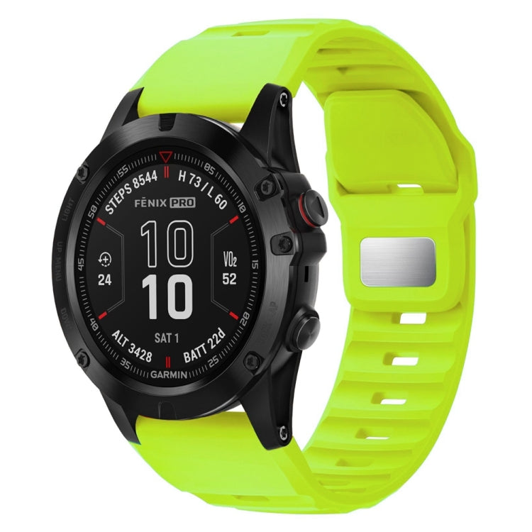 For Garmin Fenix 7X / 7X Pro Rough Style Silicone Quick Release Watch Band