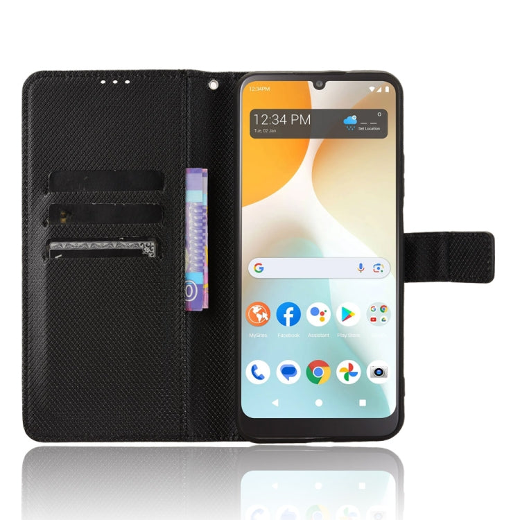 For BLU View 5 Pro Diamond Texture Leather Phone Case