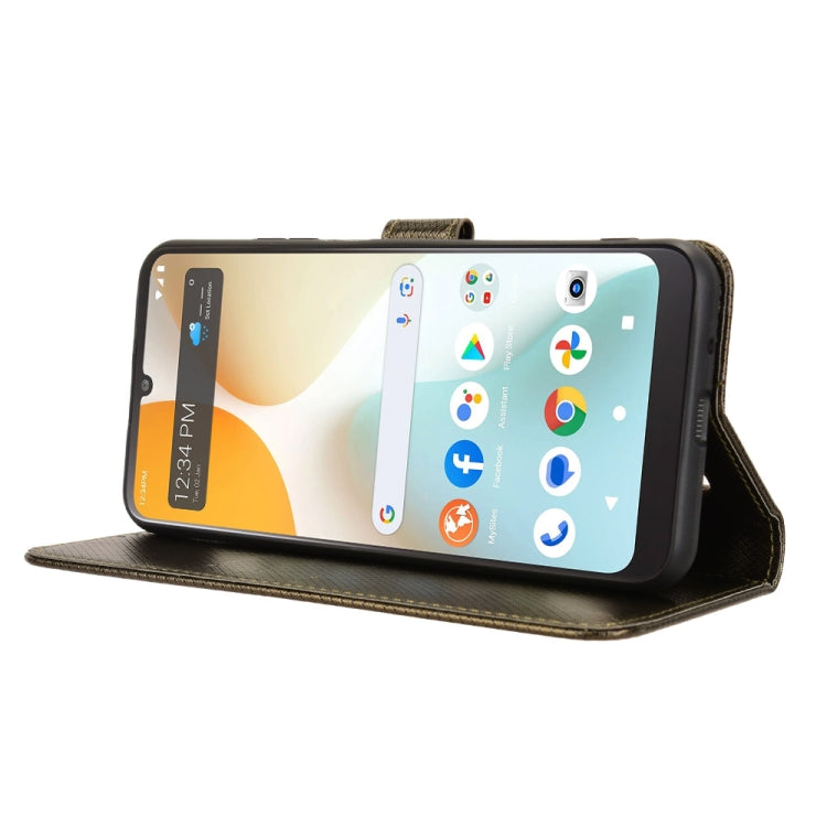 For BLU View 5 Pro Diamond Texture Leather Phone Case