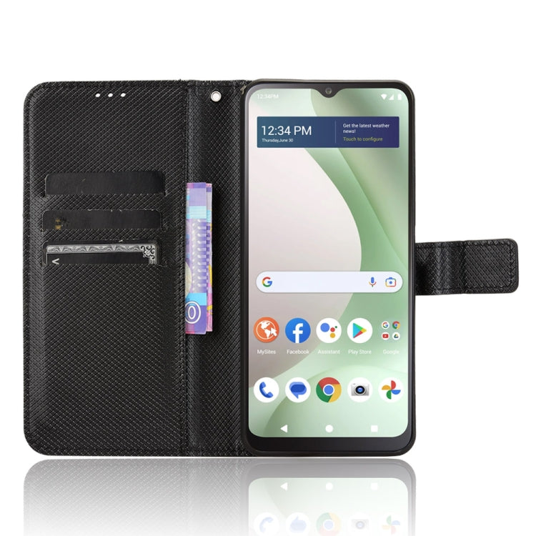 For BLU View 5 Diamond Texture Leather Phone Case